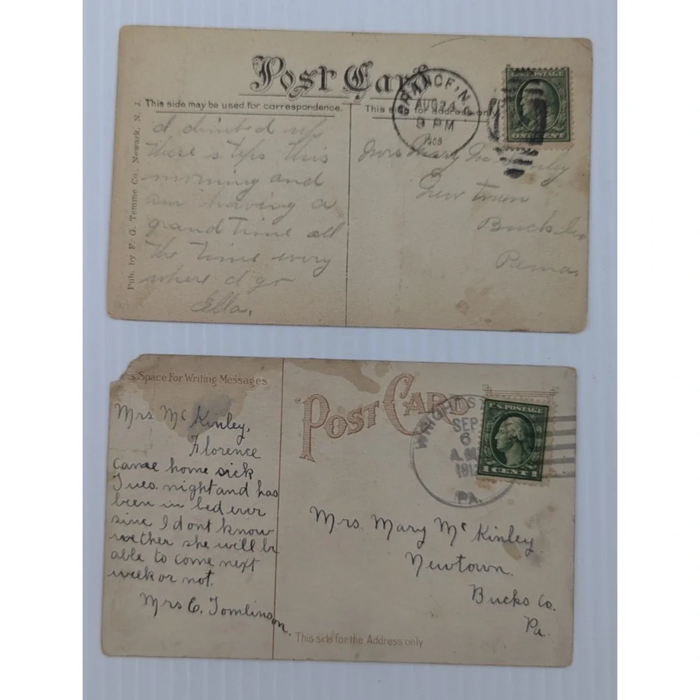 Antique Postcard Picture Card Ephemera Assorted Lot of 7